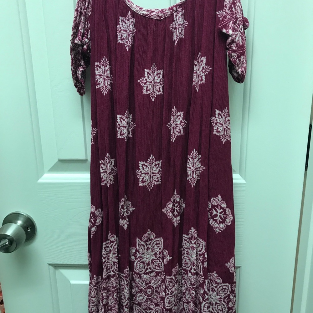 Cold shoulder dress
